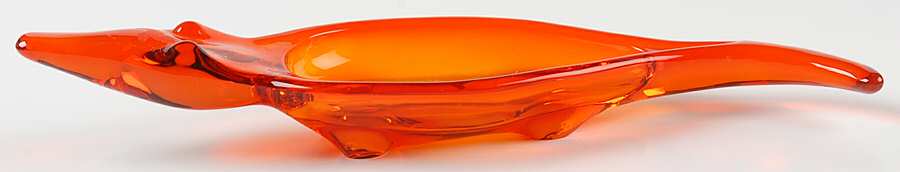 Animals & Figurines Alligator Ashtray by Viking-1