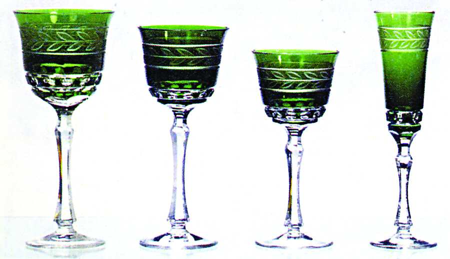 Emerald Vine Green Extra Large Hock Wine by Varga-1
