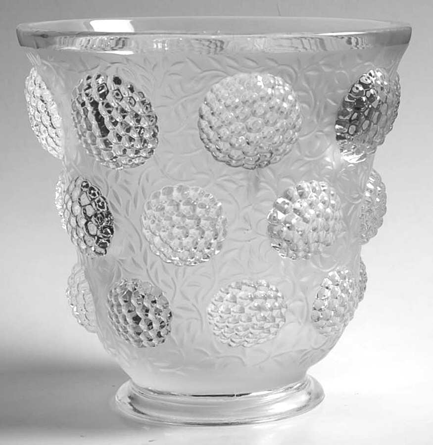 Clear Frosted (Giftware) Gems Vase by Verlys-American-1
