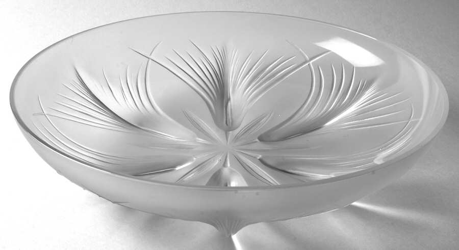Clear Frosted (Giftware) 12" Tassels Bowl by Verlys-American-1