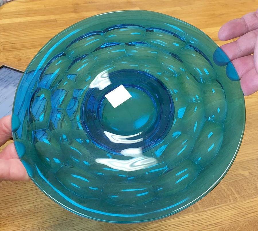 Georgian Blue (Bluenique) 8" Cupped Bowl by Viking-1