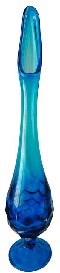 Georgian Blue (Bluenique) 15"-18" Medium Swung Vase by Viking-1