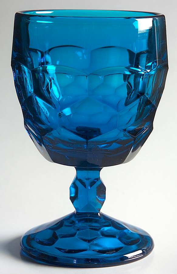 Georgian Blue (Bluenique) Water Goblet by Viking-1