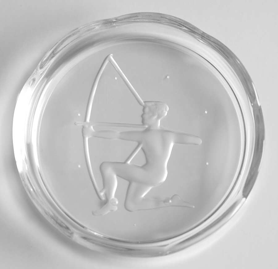 Zodiac Coaster by Val St Lambert-1
