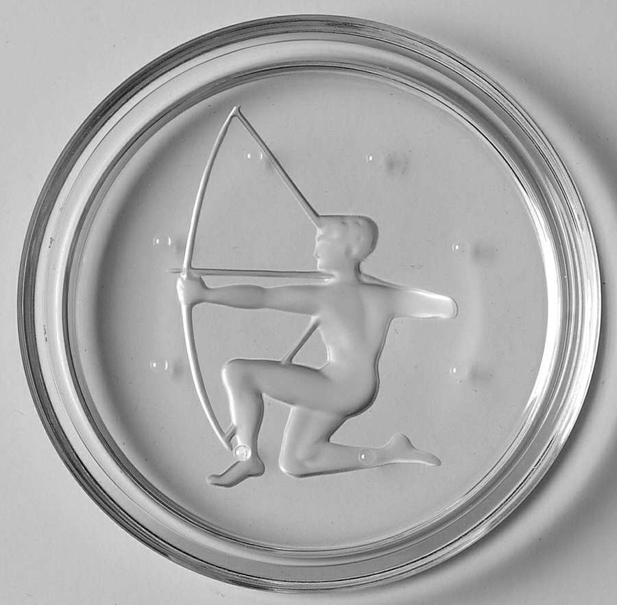 Zodiac Coaster by Val St Lambert-1