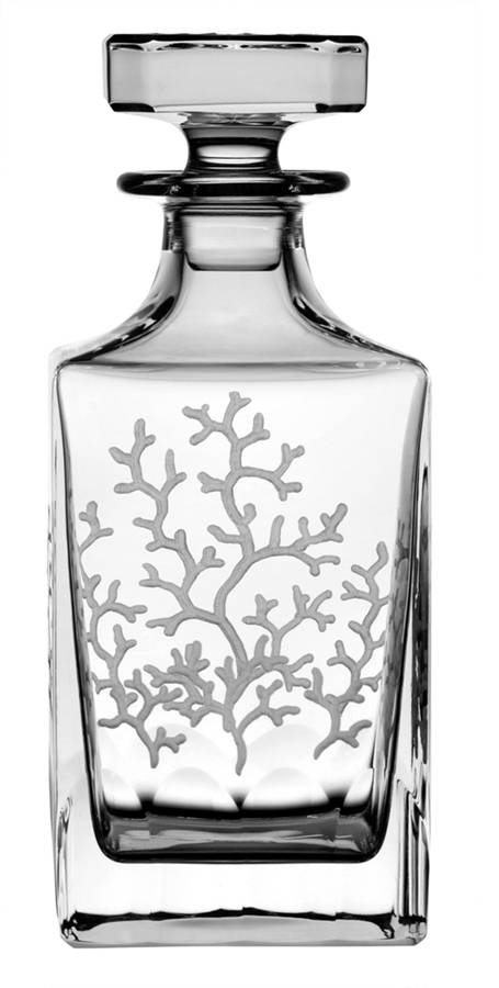 Coral (Cristobal) Whiskey Decanter & Stopper by Varga-1