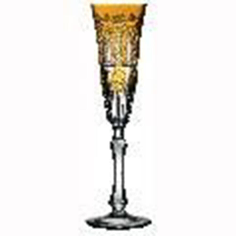 Athens Amber Fluted Champagne by Varga-1