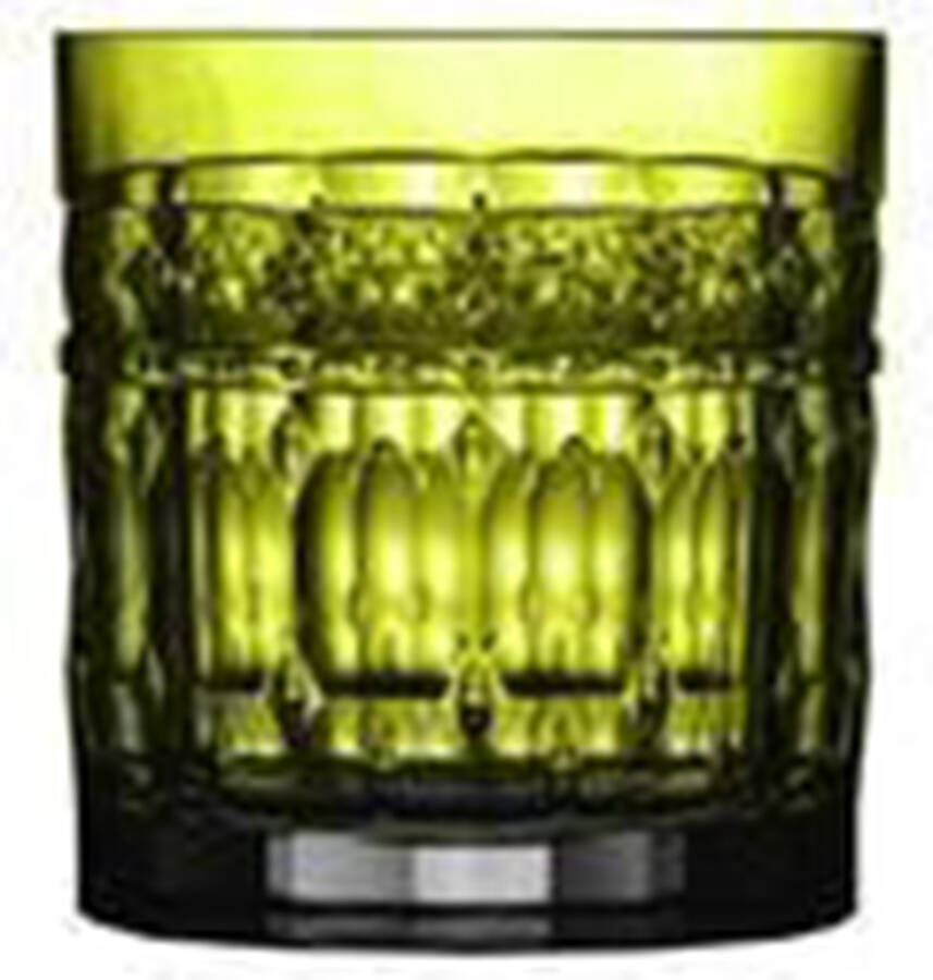 Barcelona Yellow Green Double Old Fashioned by Varga-1