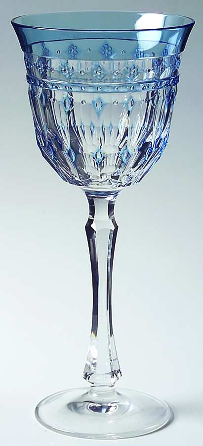 Barcelona Sky Blue Water Goblet by Varga-1
