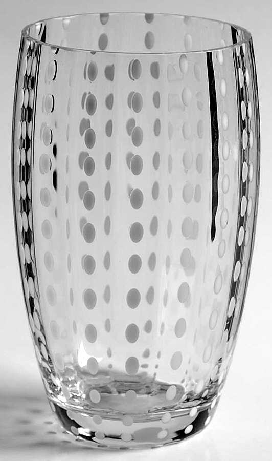Perle Clear 16 Oz Flat Tumbler by Vietri-1