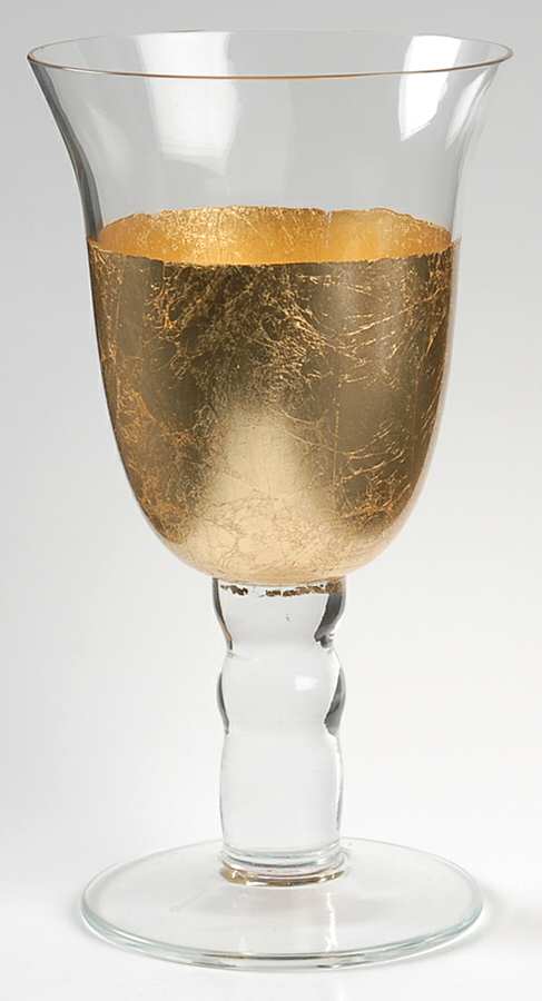 Radiant Gold Water Goblet by Vietri-1