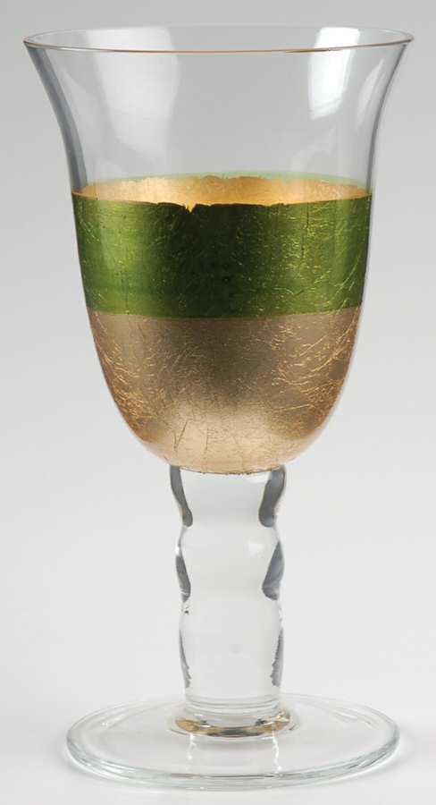 Radiant Green Water Goblet by Vietri-1