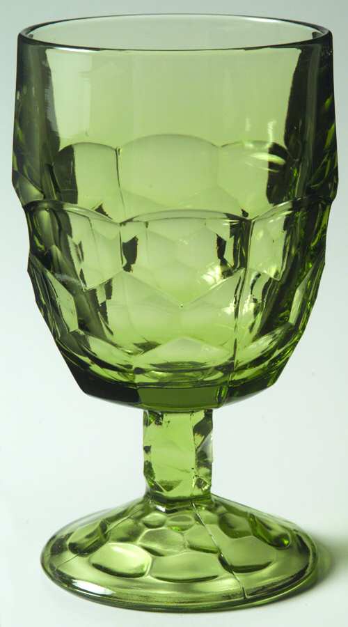 Georgian Green (Avocado) Water Goblet by Viking-1
