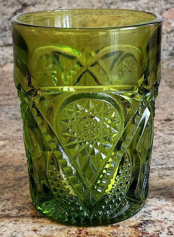 Yesteryear Avocado Flat Tumbler by Viking-1