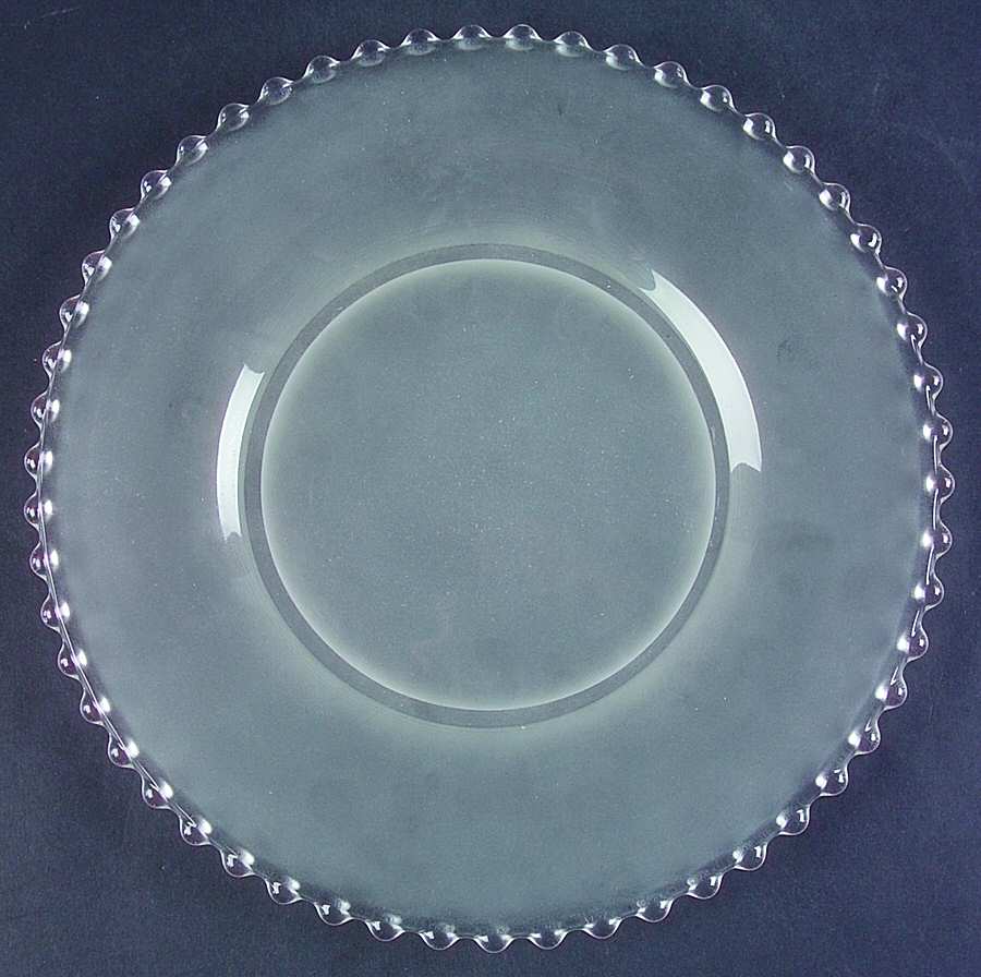 Candlewick Clear (Frost) Dinner Plate by Viking-1