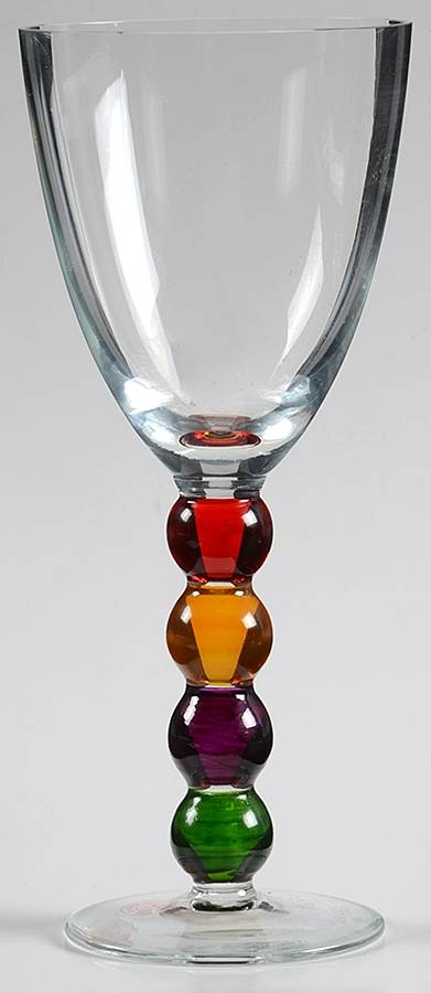 Prism Glass Water/Wine Goblet by Vietri-1