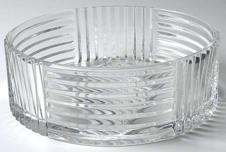 Metropolis 9" Round Bowl by Val St Lambert-1
