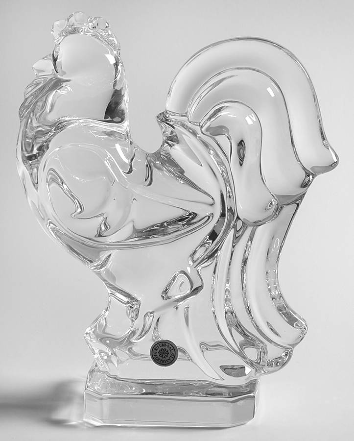 Animals & Figurines Rooster by Val St Lambert-1