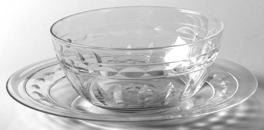 VAS51 Finger Bowl & Underplate by Val St Lambert-1