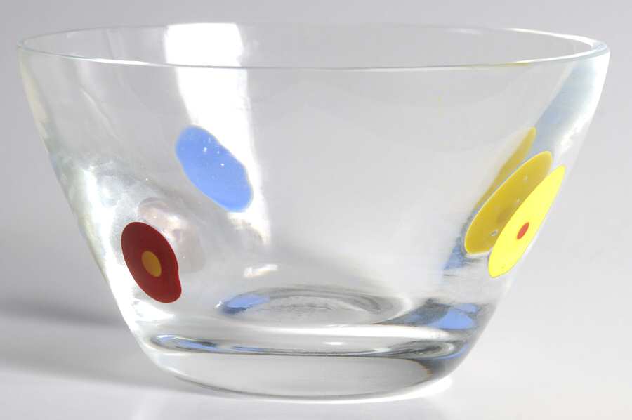 Bubbles 5" Round Bowl by Vetricor Glass-1