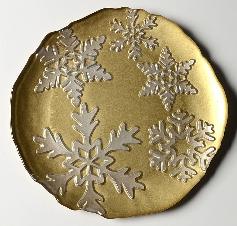 Snowflake 8" Salad Plate by Vietri-1