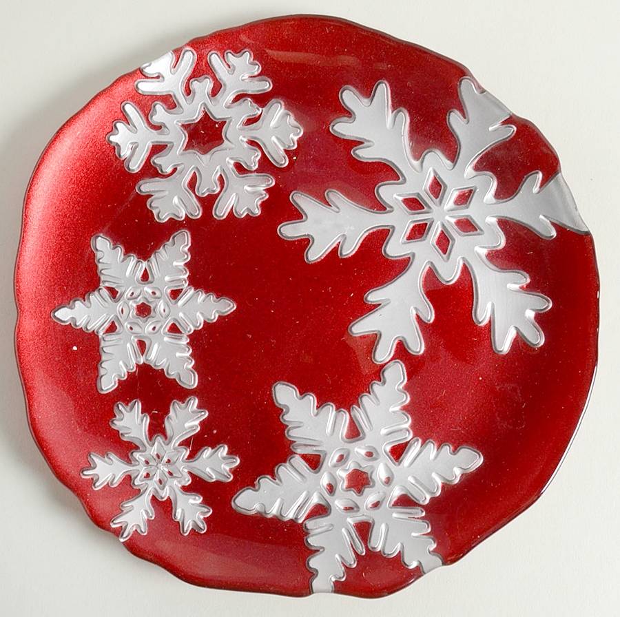 Snowflake 8" Salad Plate by Vietri-1