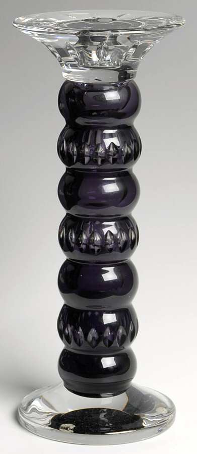 Ado Amethyst Single Light Candlestick by Val St Lambert-1