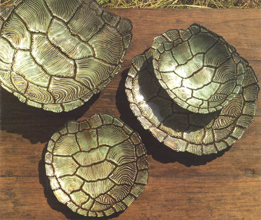 Tortoise Shell 8" Round Plate by Vietri-1