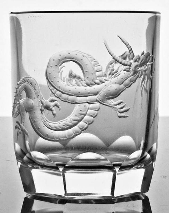 Year of the Dragon Vodka Glass by Varga-1