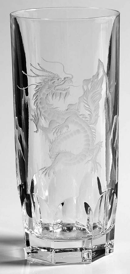 Year of the Dragon Highball Glass by Varga-1