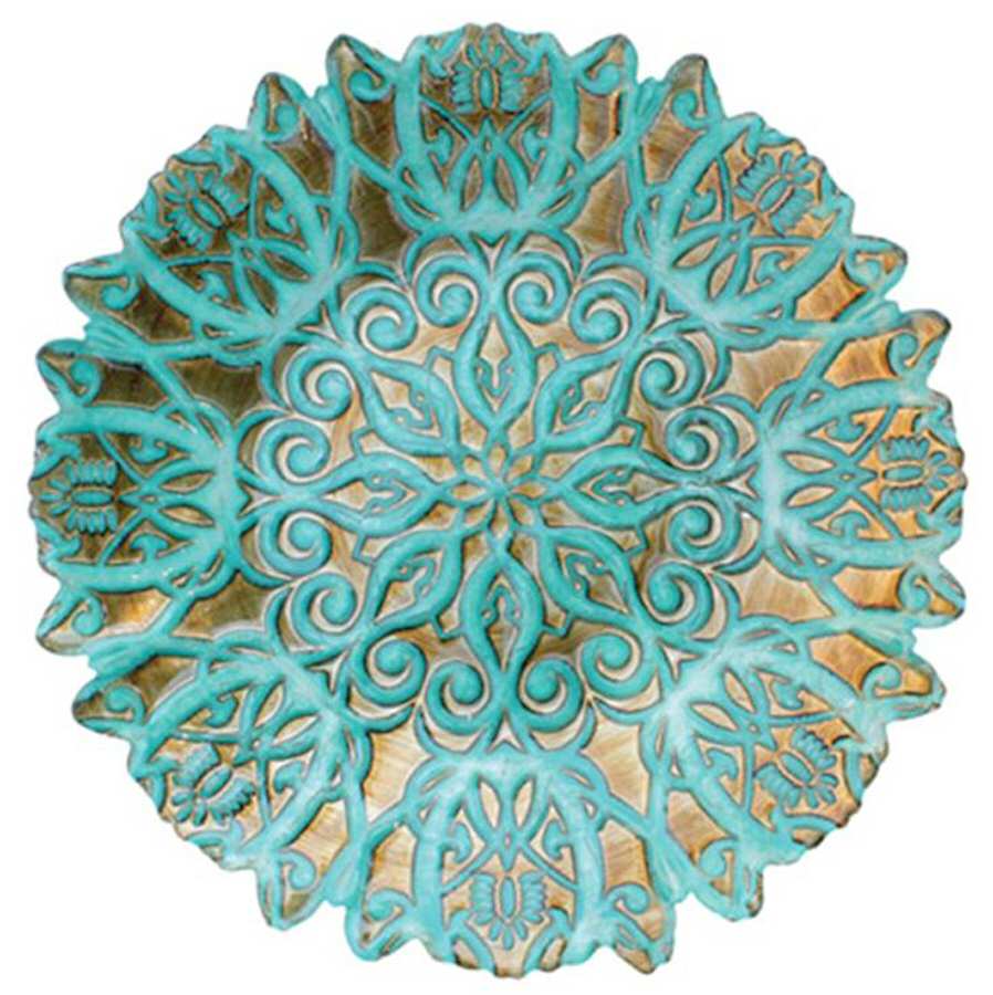 Damask 14" Round Serving Bowl by Vietri-1