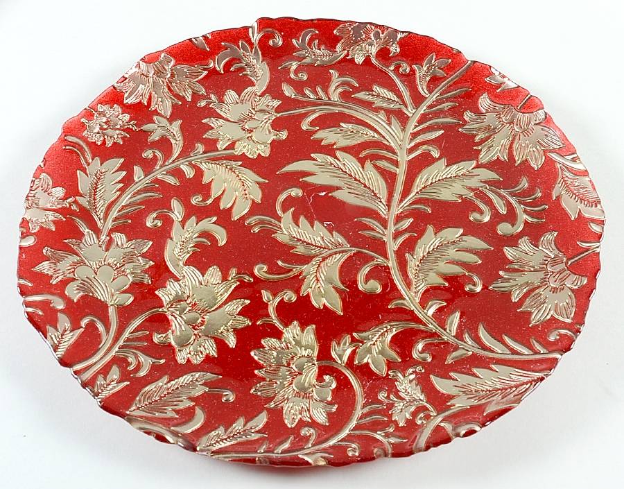 Damask 13" Round Plate by Vietri-1