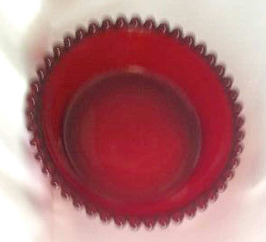Candlewick Ruby (Frosted) Cereal Bowl by Viking-1
