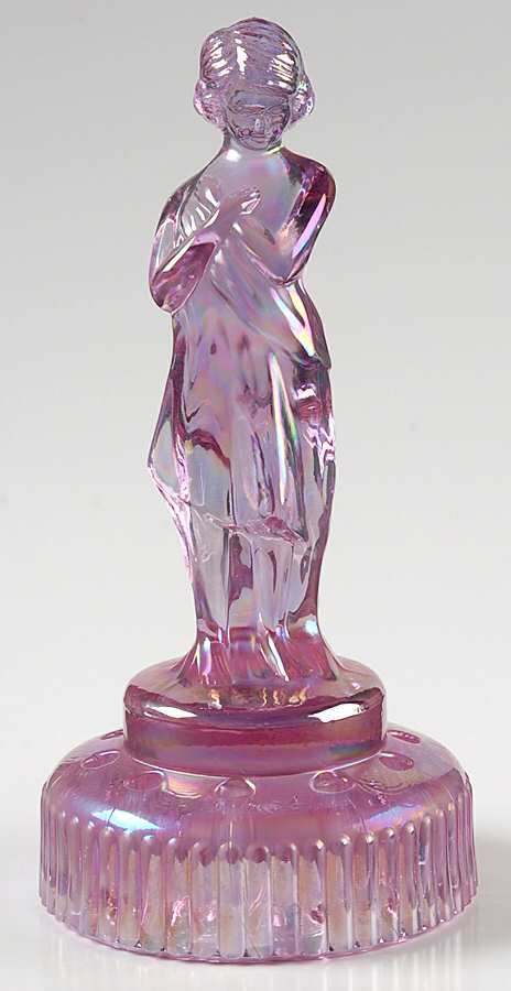 Mirror Images Animals Draped Lady W/Ribbed Base & Holes by Viking-1
