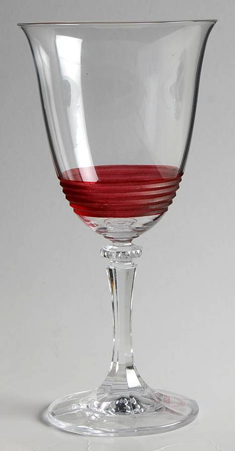 Eternity Red Water Goblet by Vietri-1