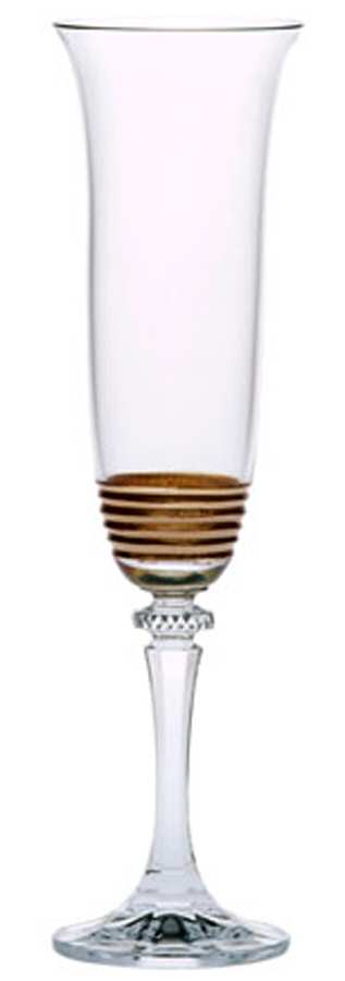 Eternity Gold Fluted Champagne by Vietri-1