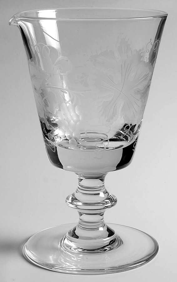 State Vignes Martini Pitcher No Handle by Val St Lambert-1