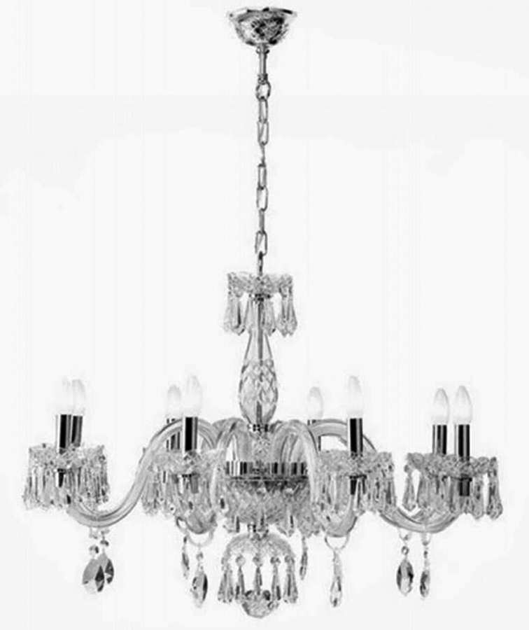 Diamond 8 Arm Chandelier by Vista Alegre-1