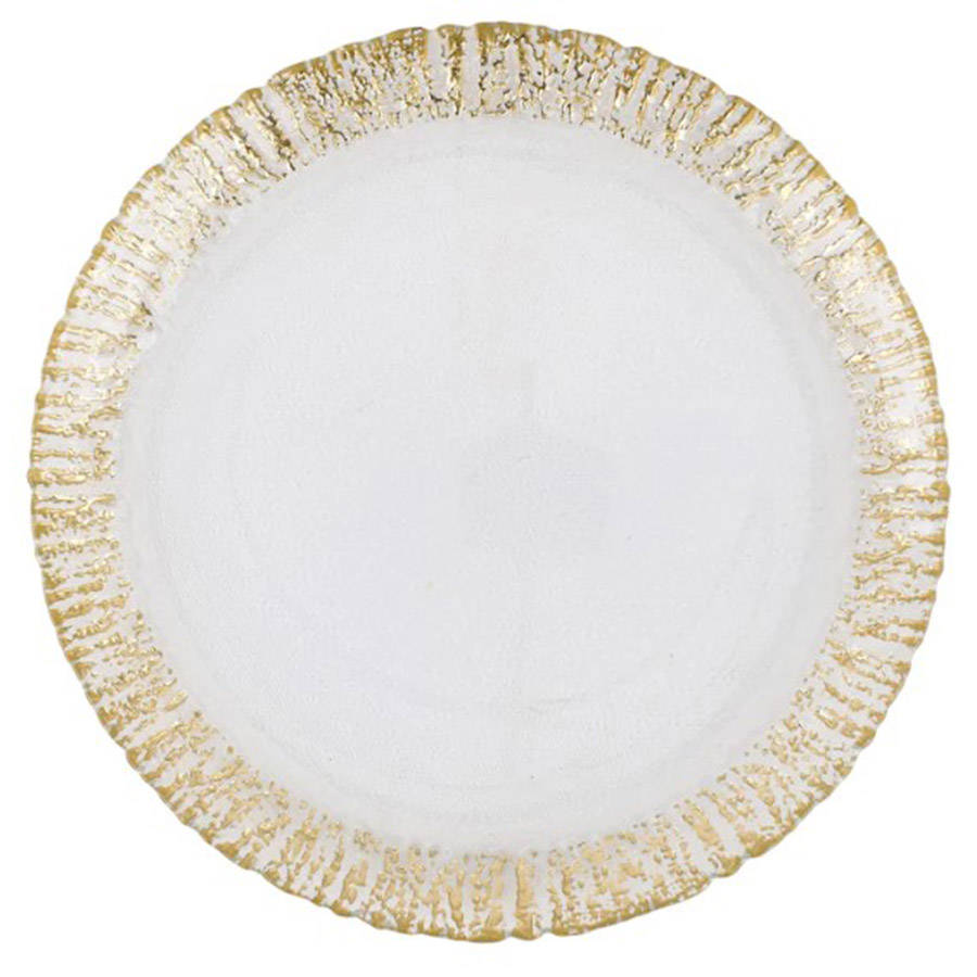 Rufolo Gold Dinner Plate by Vietri-1