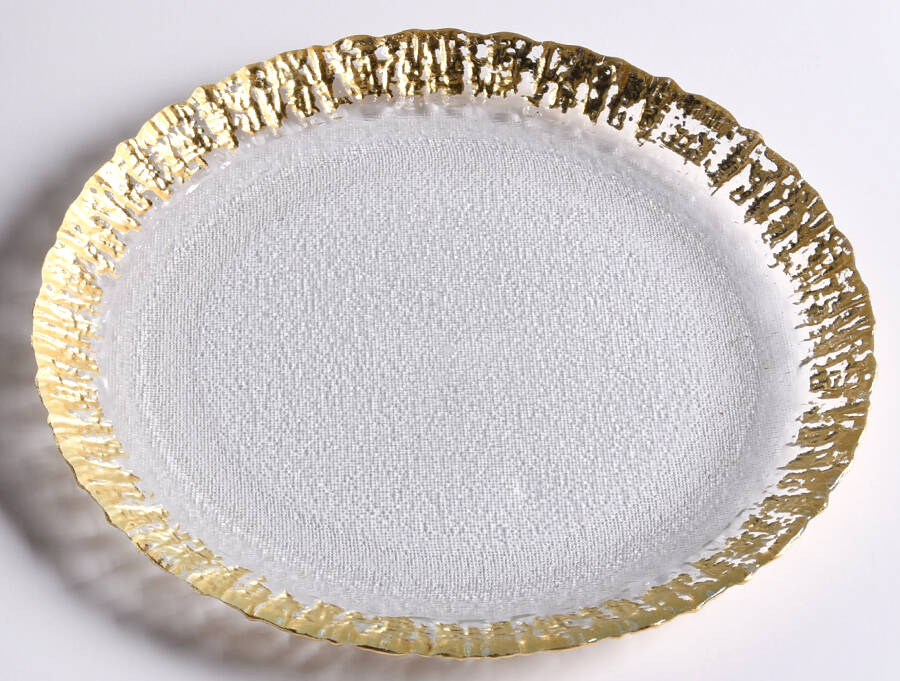 Rufolo Gold 8" Salad Plate by Vietri-1