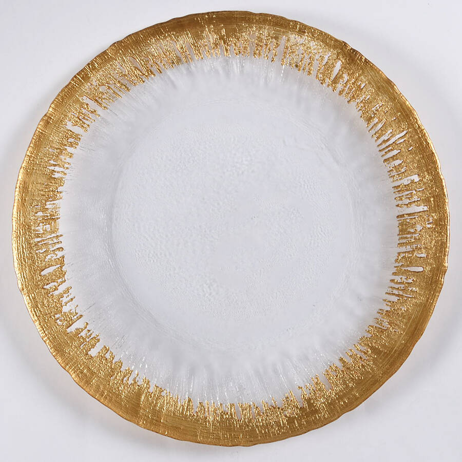 Rufolo Gold Dinner Plate by Vietri-1