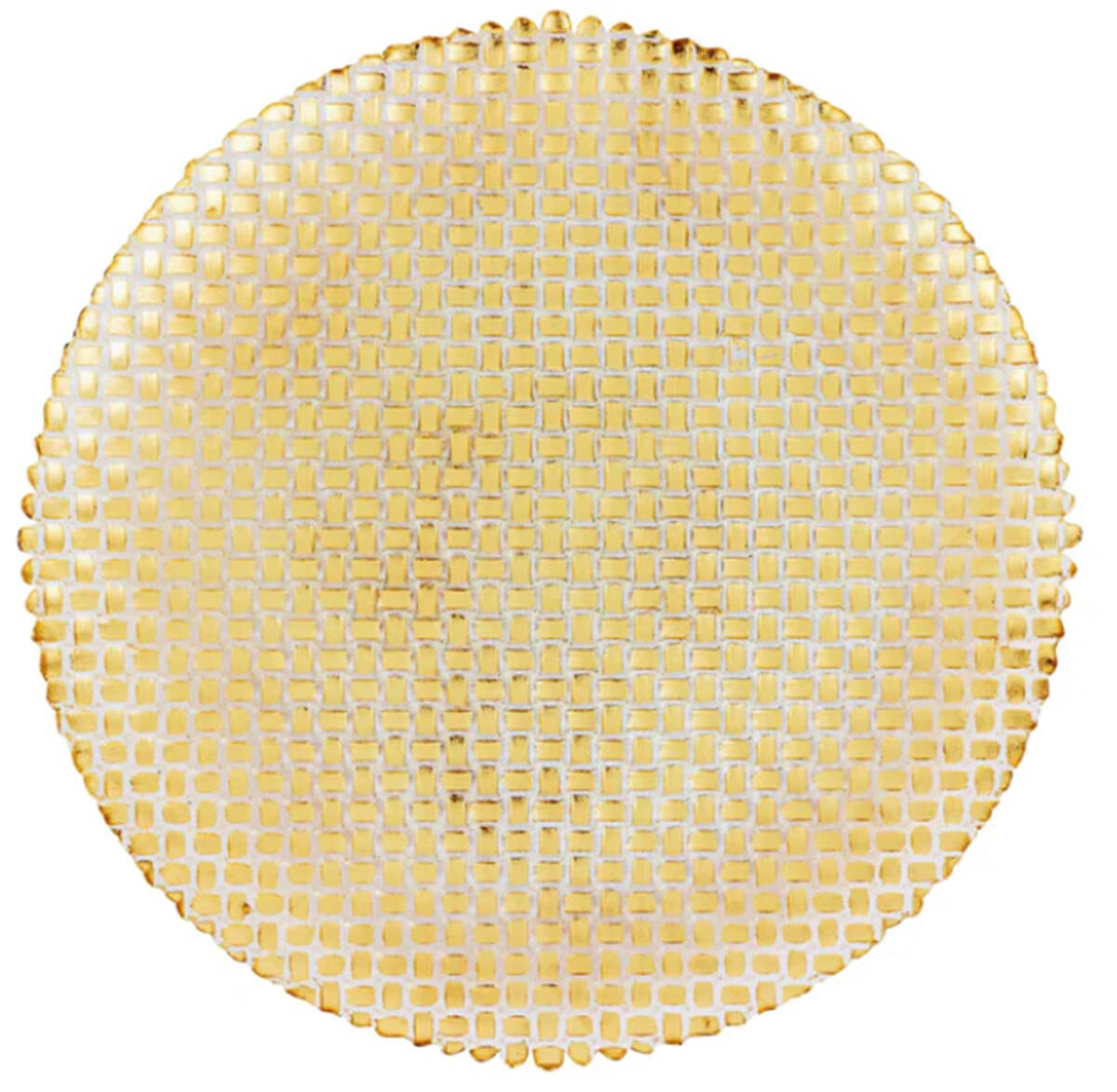 Rufolo Gold 19" Round Platter by Vietri-1