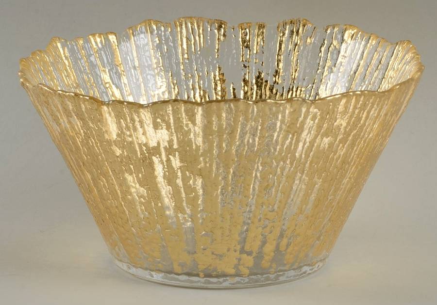 Rufolo Gold 6" Round Bowl by Vietri-1
