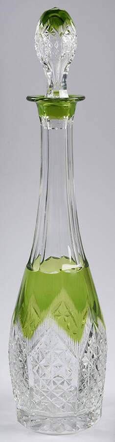Seville 1-1948 Cased Chartreuse Cordial Decanter & Stopper by Val St Lambert-1