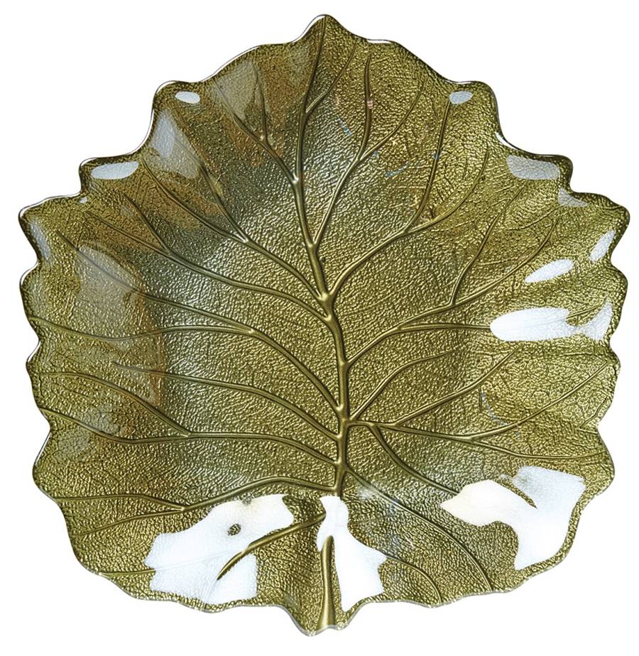 Elm Leaf Dinner Plate by Vietri-1