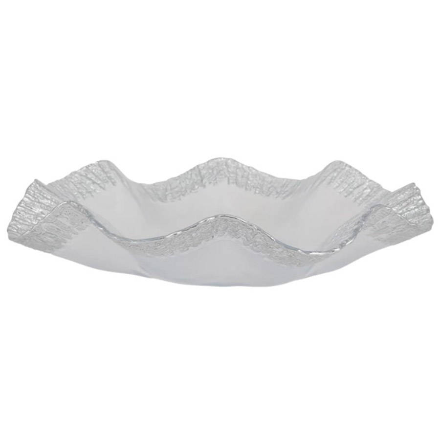 Rufolo Platinum 13" Round Platter by Vietri-1