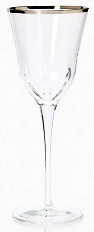 Optical Platinum Water Goblet by Vietri-1