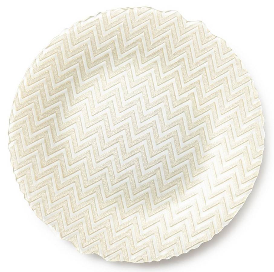 Chevron Service Plate by Vietri-1