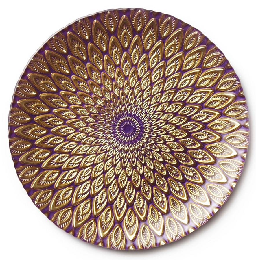 Peacock 8" Salad Plate by Vietri-1