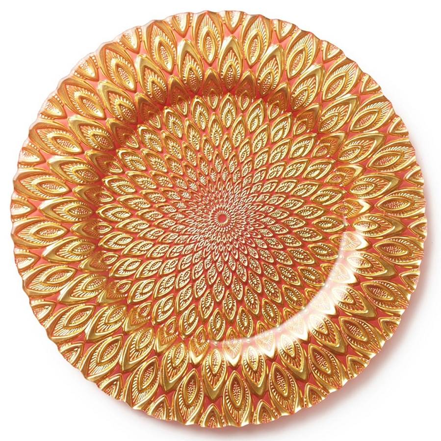 Peacock Service Plate by Vietri-1